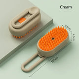 Rechargeable Steam Cat Grooming Brush